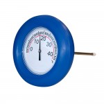 Термометр круглый Delphin синий